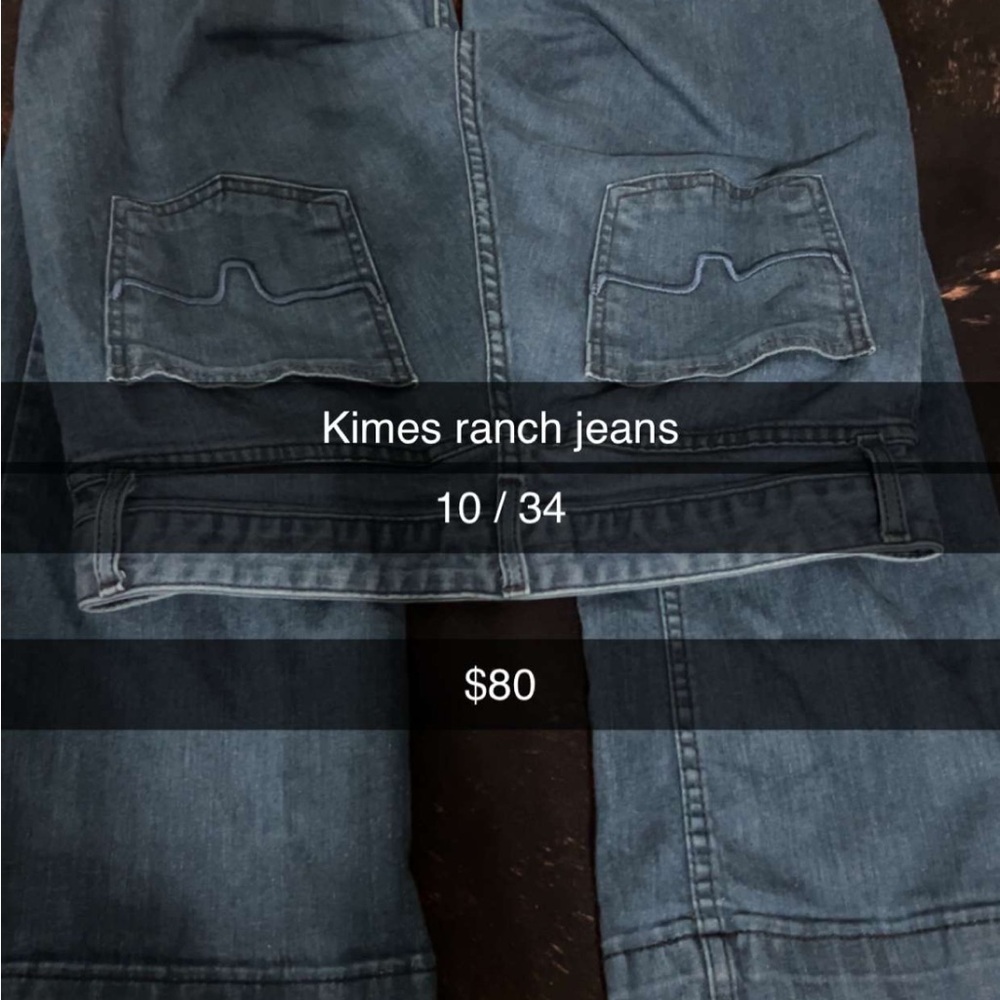 Kimes Ranch Denim Jeans with Classic Stitching